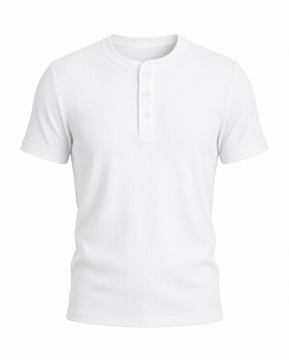 White Henley Shirt