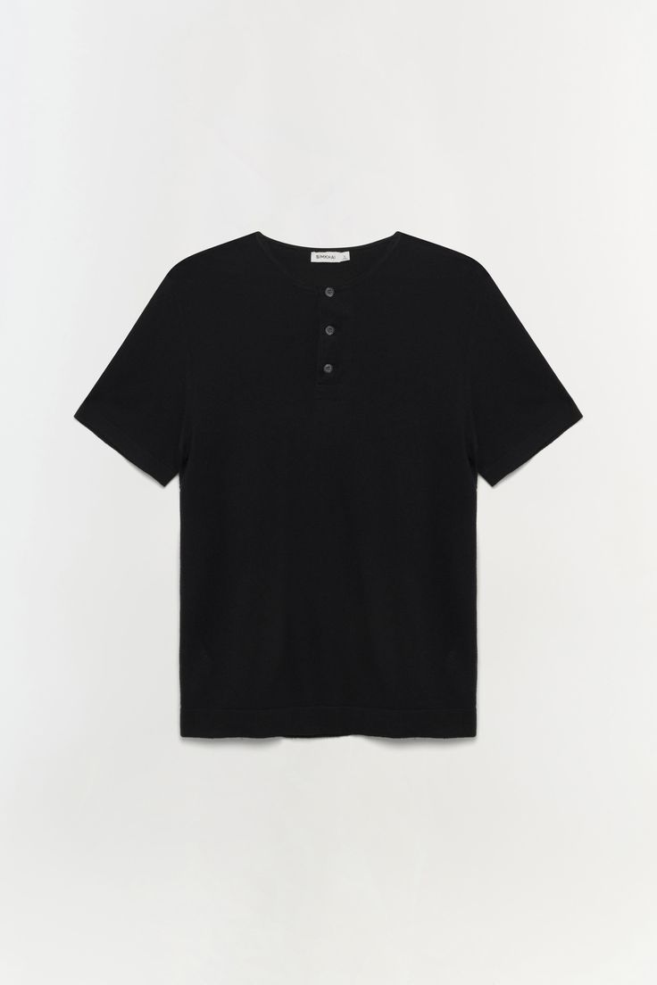 Black Henley Shirt
