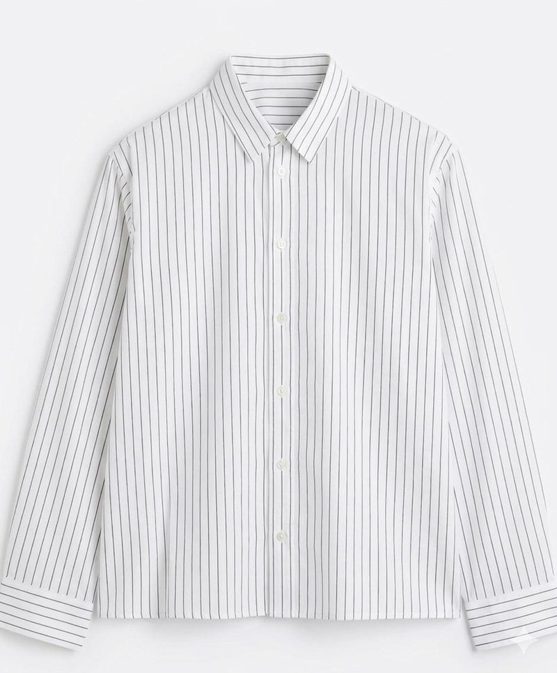White Striped Shirt