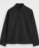 Black Striped Shirt
