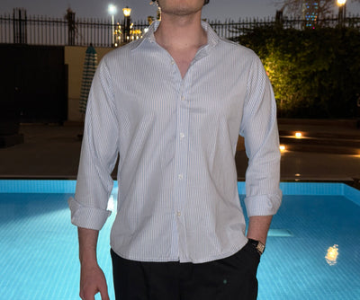 Blue Striped Shirt