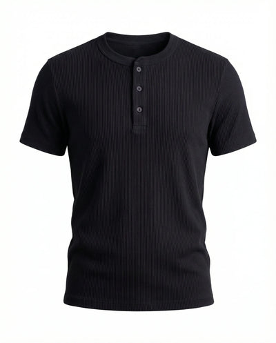 Black Henley Shirt