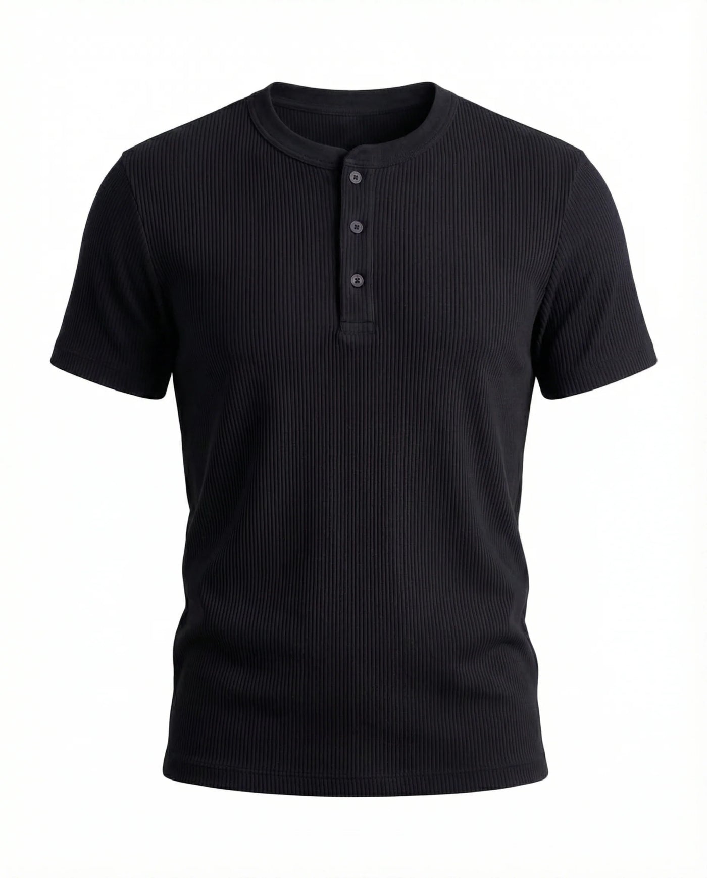 BLACK HENLEY & BLACK TAILORED PANTS OFFER