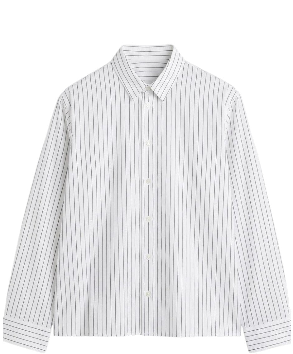 White Striped Shirt